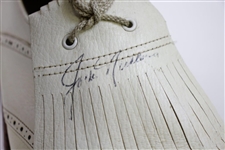 Jack Nicklaus Signed Personal Used Pearl Golf Shoes with Jack Nicklaus Tungsten Spikes
