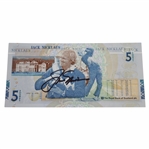 Jack Nicklaus Signed 5lb RBS Note JSA ALOA