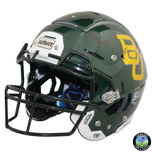 ESPN Gameday Crew Signed Full Size Baylor University Schutt F7 Football Helmet JSA ALOA