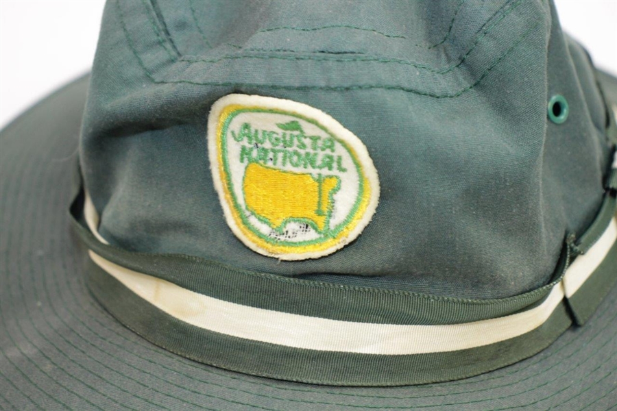 Vintage Augusta National Golf Club Circle Patch Logo Dk Green Bucket Hat
