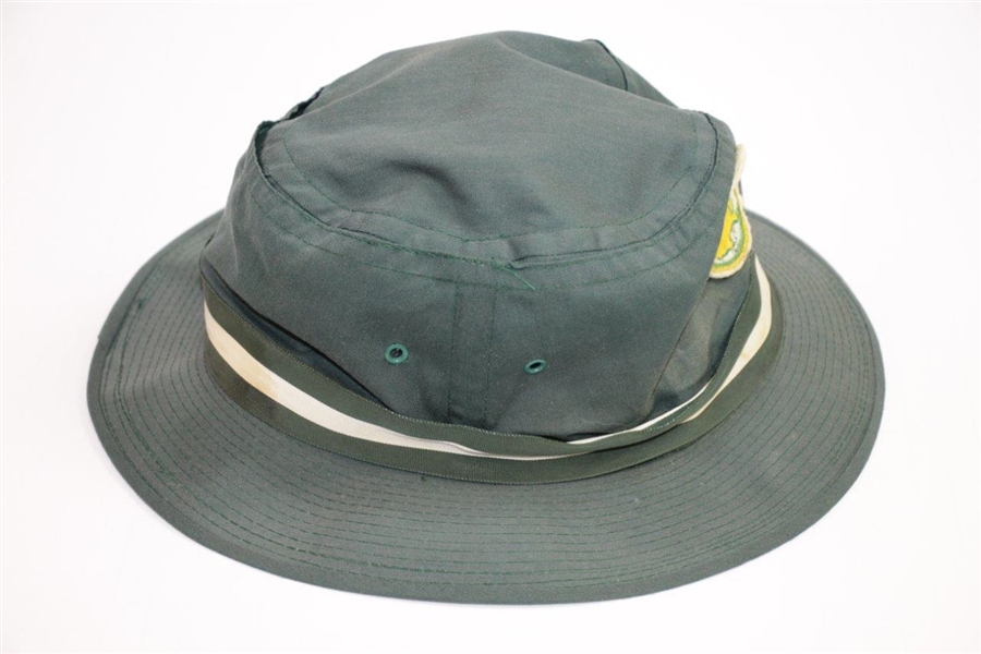 Vintage Augusta National Golf Club Circle Patch Logo Dk Green Bucket Hat