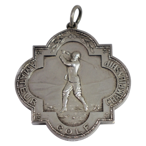 1952 British Amateur Championship Runner-Up Silver Medal Awarded to Frank Stranahan