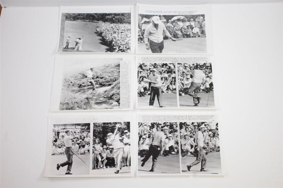 Twenty-Four (24) Arnold Palmer Masters Tournament Photos - Swinging, Putting, Candid, & more