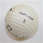 Gene Sarazen Signed Club Special 3 Logo Golf Ball JSA ALOA