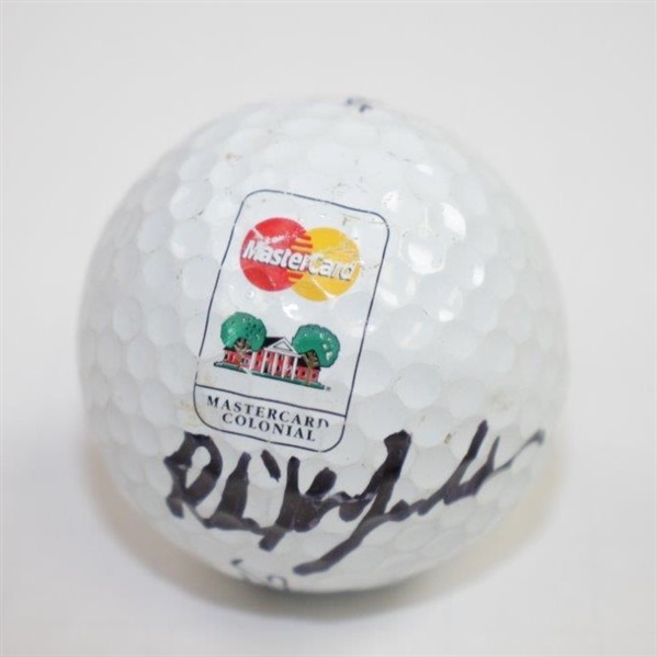Phil Mickelson Signed Titleist 4 MasterCard Colonial Logo Golf Ball - Rare JSA FULL #X78916