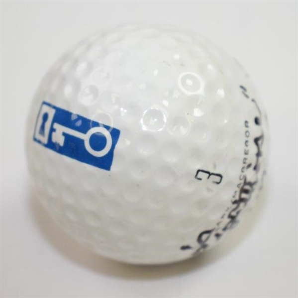 Harry Lighthorse Cooper Signed MacGregor Logo Golf Ball with '1995' JSA ALOA