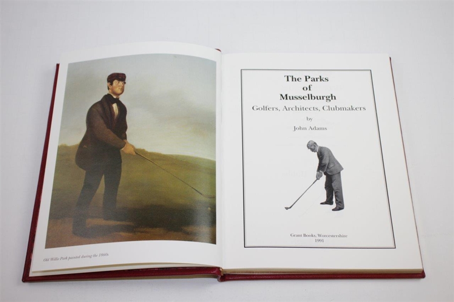 1991 'The Parks of Musselburgh' Ltd Ed Author's Presentation Copy 20/125 Sigend by Author John Adams