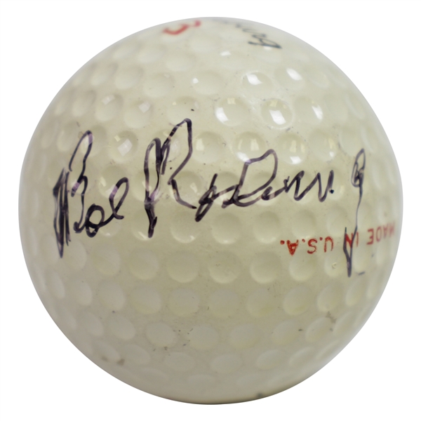 Bob Rosburg Signed 'Bob Rosburg Medal' Logo Golf Ball JSA ALOA