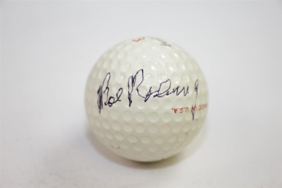 Bob Rosburg Signed 'Bob Rosburg Medal' Logo Golf Ball JSA ALOA