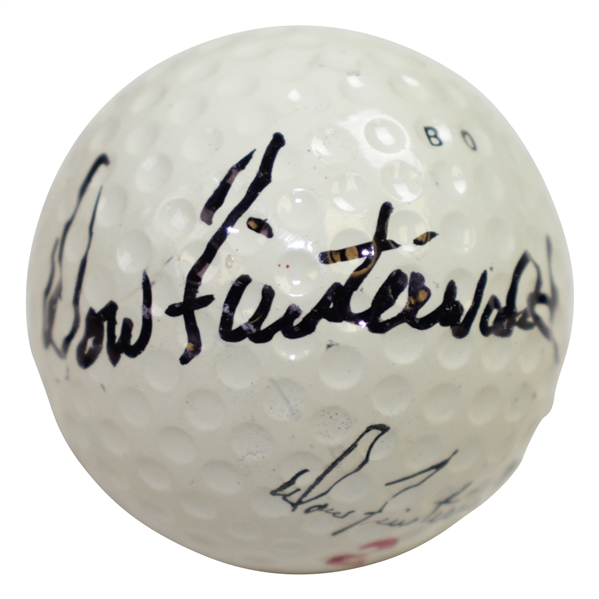 Dow Finsterwald Signed 'Dow Finsterwald' Logo Golf Ball JSA ALOA