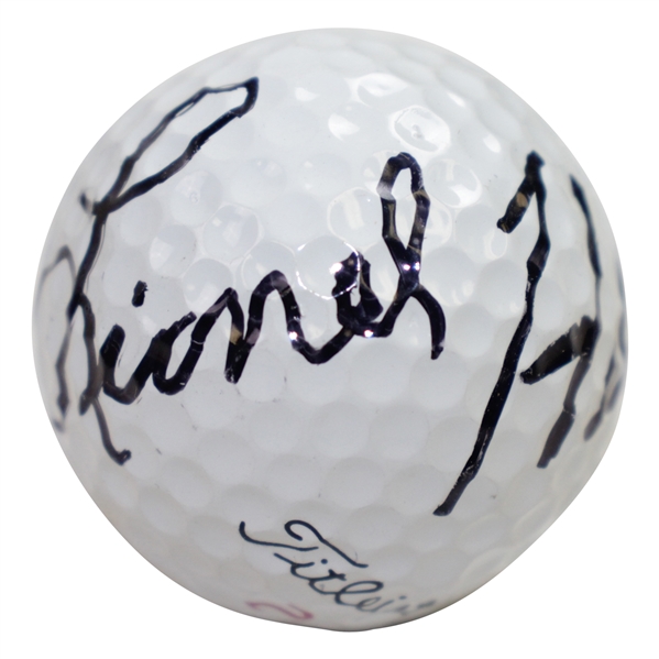 Lionel Hebert Signed Titleist Logo Golf Ball JSA ALOA