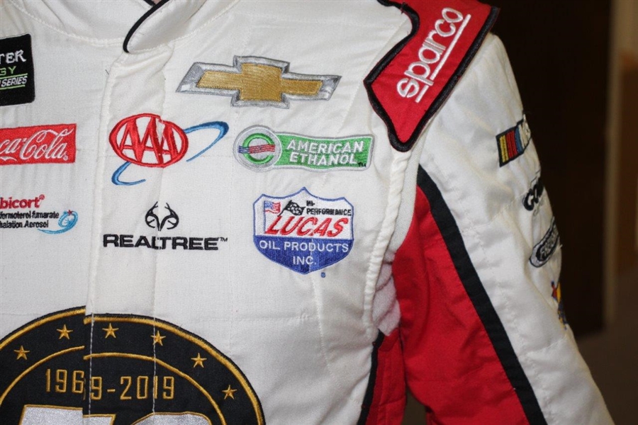 NASCAR Driver Austin Dillon Signed Personal Used Racing Fire Suit JSA ALOA