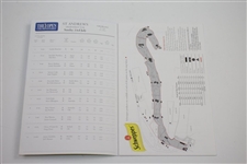 Tiger Woods Signed 2000 OPEN Championship at St. Andrews FINAL DAY Pairing Sheet JSA ALOA