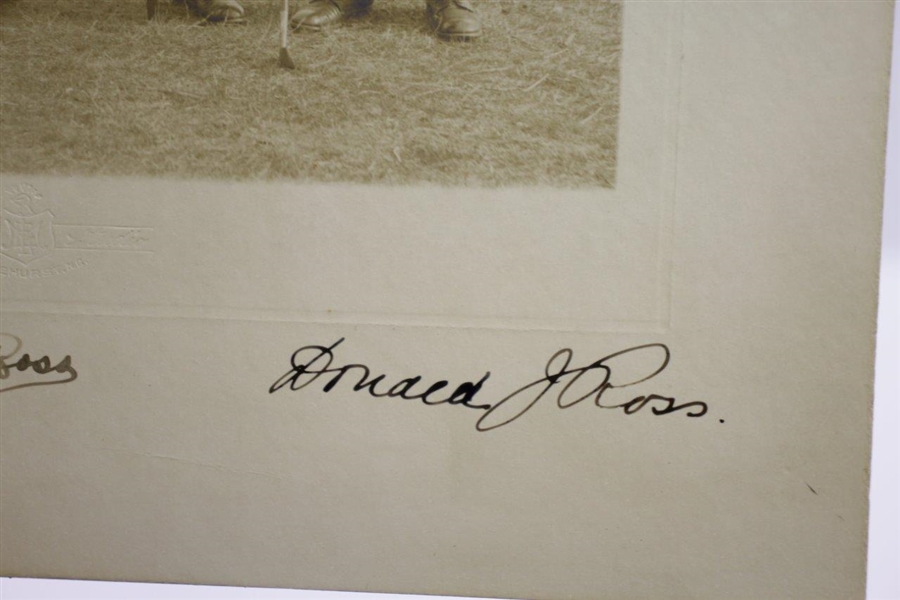 Alexander Ross & Donald Ross Signed Pinehurst Original Photo JSA ALOA