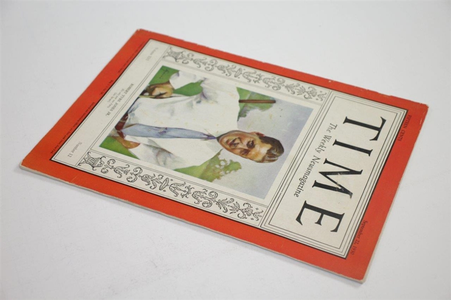 1930 TIME Weekly Magazine with Bobby Jones Cover 9/22/1930