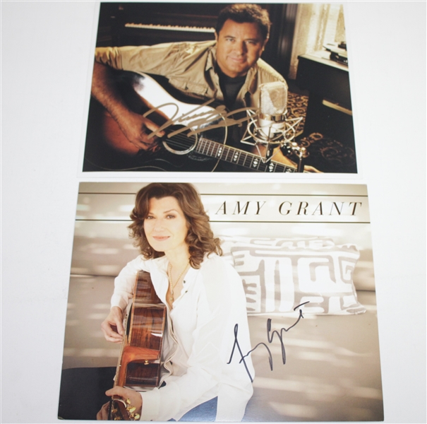 Vince Gill & Amy Grant Gill Signed CD's & 8x10 Photos with Shirts & Hat JSA ALOA
