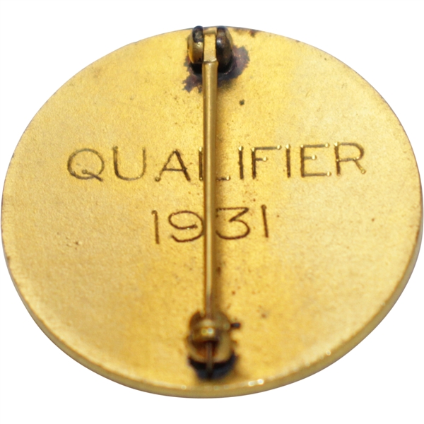 1931 PGA Championship at Wannamoisett CC Contestant Badge - Tom Creavy Winner
