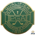 1941 PGA Championship at Cherry Hills CC Contestant Badge - Vic Ghezzi Winner