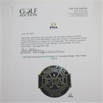 1946 PGA Championship at Portland CC Contestant Badge - Ben Hogan Winner