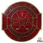 1952 PGA Championship at Big Spring CC Contestant Badge - Jim Turnesa Winner