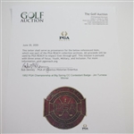 1952 PGA Championship at Big Spring CC Contestant Badge - Jim Turnesa Winner