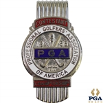 1956 PGA Championship at Blue Hill CC Contestant Badge/Clip - Jack Burke Jr. Winner