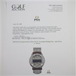 1956 PGA Championship at Blue Hill CC Contestant Badge/Clip - Jack Burke Jr. Winner