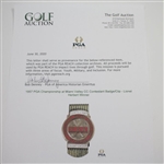 1957 PGA Championship at Miami Valley CC Contestant Badge/Clip - Lionel Herbert Winner