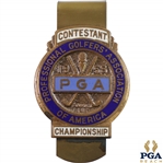 1958 PGA Championship at Llanerch CC Contestant Badge/Clip - Dow Finsterwald Winner