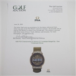 1958 PGA Championship at Llanerch CC Contestant Badge/Clip - Dow Finsterwald Winner
