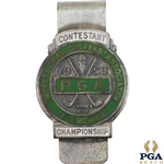 1959 PGA Championship at Minneapolis GC Contestant Badge/Clip - Bob Rosburg Winner