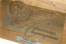 Walter Hagen 1921-1924-1925-1926-1927 PGA National Champion Bronze Relief Plaque