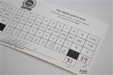Phil Mickelson's Personal Used 2004 Grand Slam of Golf Official Winning Scorecard - Shot Career Best 59 -JSA ALOA