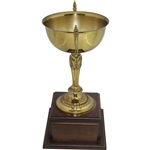 Official Walter Hagen Cup on Wood Plinth - Excellent Condition - 16 Tall