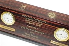 1999 Champion Tiger Woods 2000 PGA at Valhalla Gifted Time Zones Four Image Clock