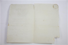 1812 Bruntsfield Links Golfing Society Monthly Meeting Invitation Pamphlet - Mr. Adam Longmore