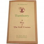 1937 Turnberry 'A Plan of The Golf Courses' Pamphlet with Fold Out Map