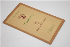 1937 Turnberry 'A Plan of The Golf Courses' Pamphlet with Fold Out Map