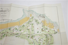 1937 Turnberry 'A Plan of The Golf Courses' Pamphlet with Fold Out Map