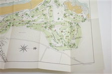 1937 Turnberry 'A Plan of The Golf Courses' Pamphlet with Fold Out Map