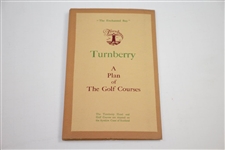 1937 Turnberry 'A Plan of The Golf Courses' Pamphlet with Fold Out Map