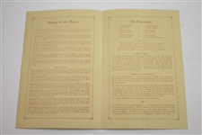 1935 Japan vs Illinois International Golf Match at Westward Ho Golf Club Souvenir Program