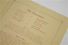 1935 Japan vs Illinois International Golf Match at Westward Ho Golf Club Souvenir Program