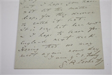1893 Handwritten Letter to Oliphant from Corbett Regarding Ruling at Cannes Golf Club - June 28th