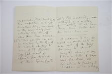 1893 Handwritten Letter from H.S.C. Everard on St. Andrews Stationary Regarding Ruling at Cannes Golf Club - March 20th