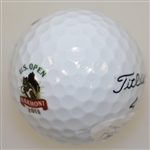 Dustin Johnson Signed 2016 US Open at Oakmont Logo Ball JSA #FF47782