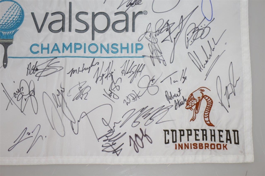 2019 Valspar Championship at Copperhead Course Field Signed Flag JSA ALOA