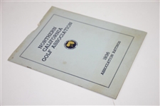 1934, 1935, & 1936 Northern California Golf Association Ticket, Ratings, & Contestant Ribbon - Rod Munday Collection