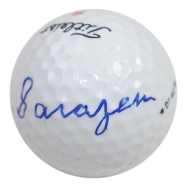 Gene Sarazen Signed Titleist 8 Logo Golf Ball JSA ALOA
