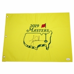 Tiger Woods Signed 2019 Masters Embroidered Flag JSA FULL #BB46560